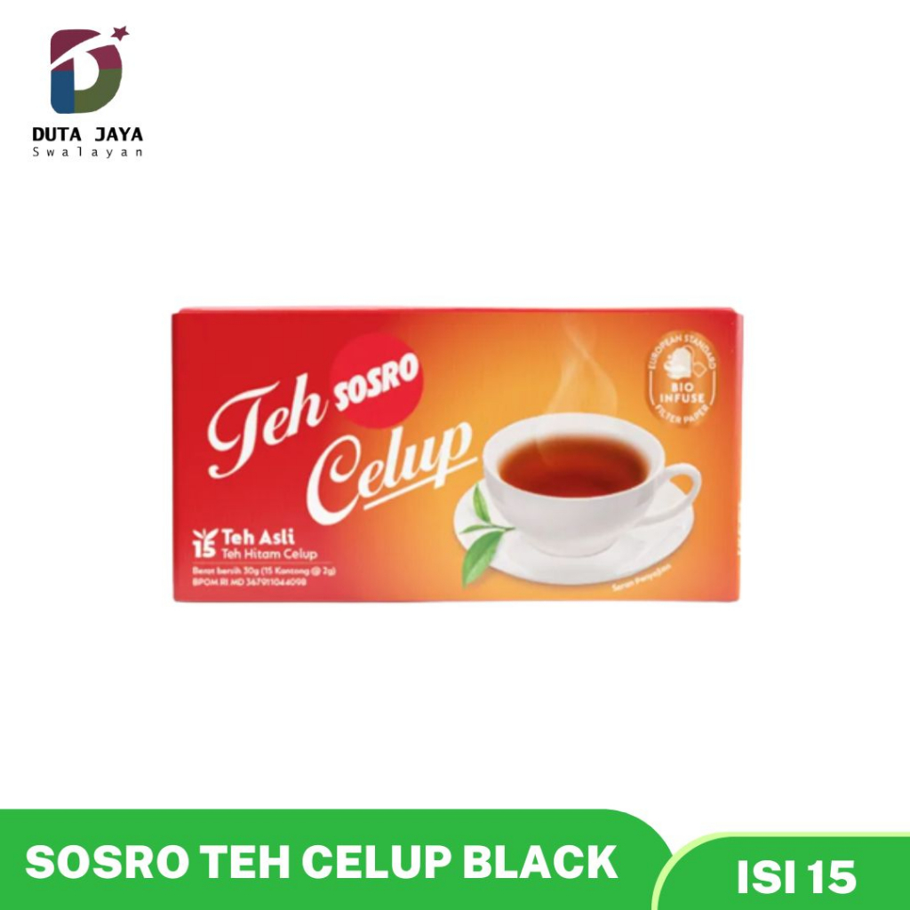 Sosro Black Tea Teh Celup Isi 15 Teh Hitam