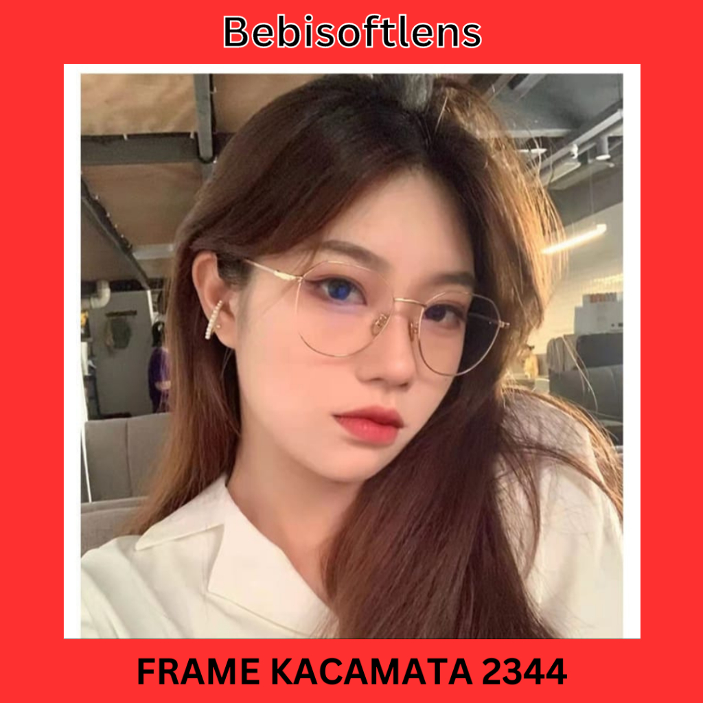 Kacamata Korea Kotak 2344 Kacamata Photocromic, Kacamata Bluecromic, kacamata Anti radiasiKaca Mata Minus Wanita Pria  Normal ,Kacamata Gaya, Kacamata Kotak, Kacamata Cat Eye / BB