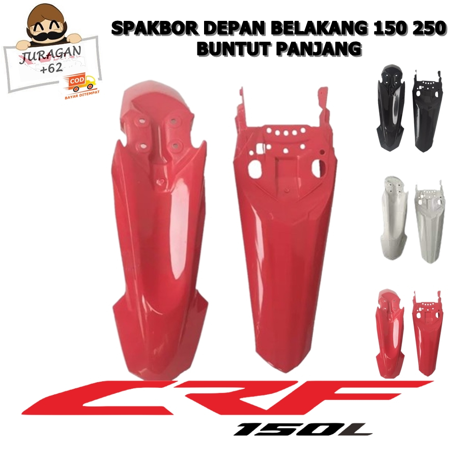 SPAKBOR SET DEPAN BELAKANG CRF 150 250 MOTOR CROSS TRAIL HONDA CRF 150L