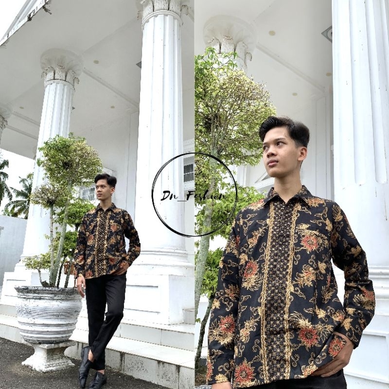 COD//KEMEJA BATIK//KEMEJA BATIK LENGAN PANJANG//KEMEJA BATIK COUPLE MARON//TERLARIS