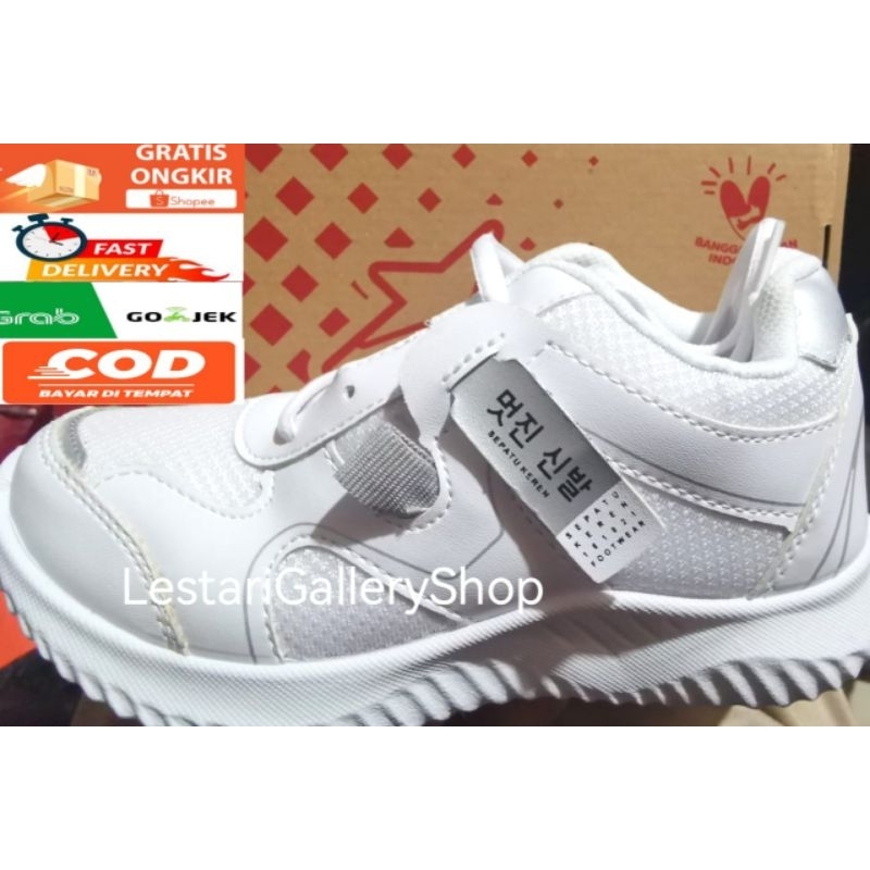 PROATT SIZE 33-40 SNEAKERS TALI PUTIH WANITA MERK PRO ATT