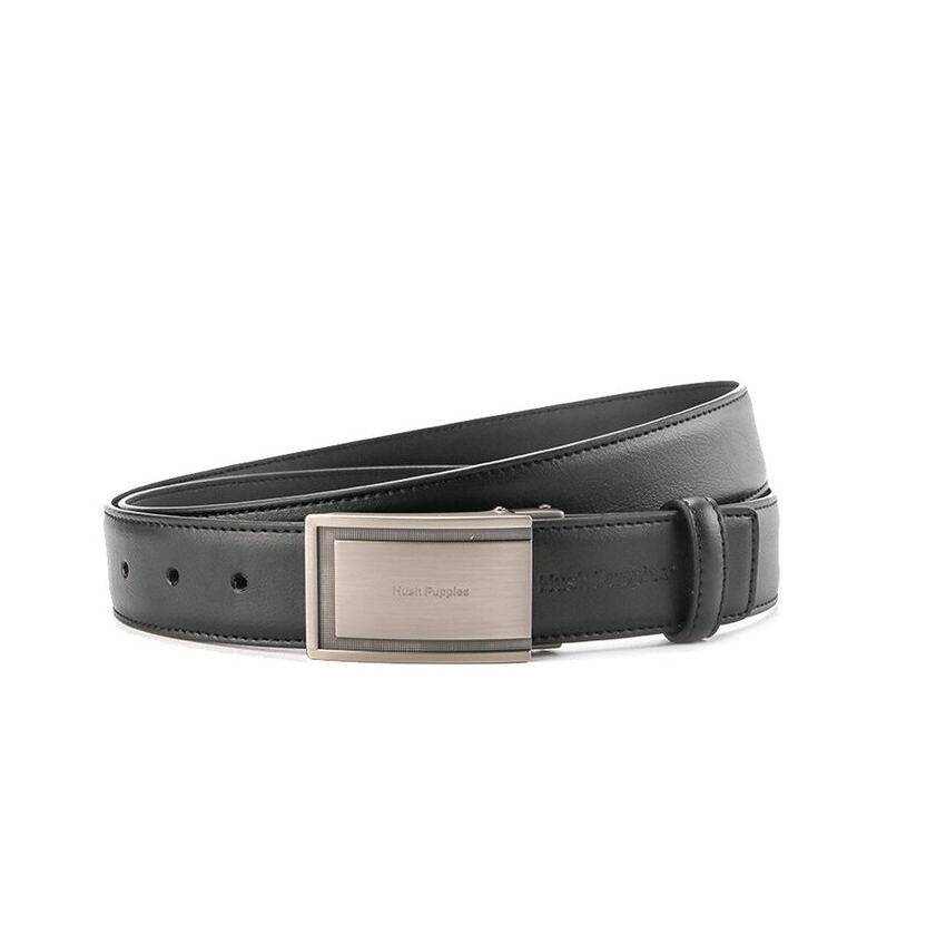 HUSH PUPPIES - 50606 Oved Men Belt / KULIT ASLI - BLACK
