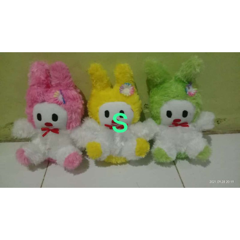 boneka ukuran S paket hemat harga 100rb dapet 10pcs campur karakter