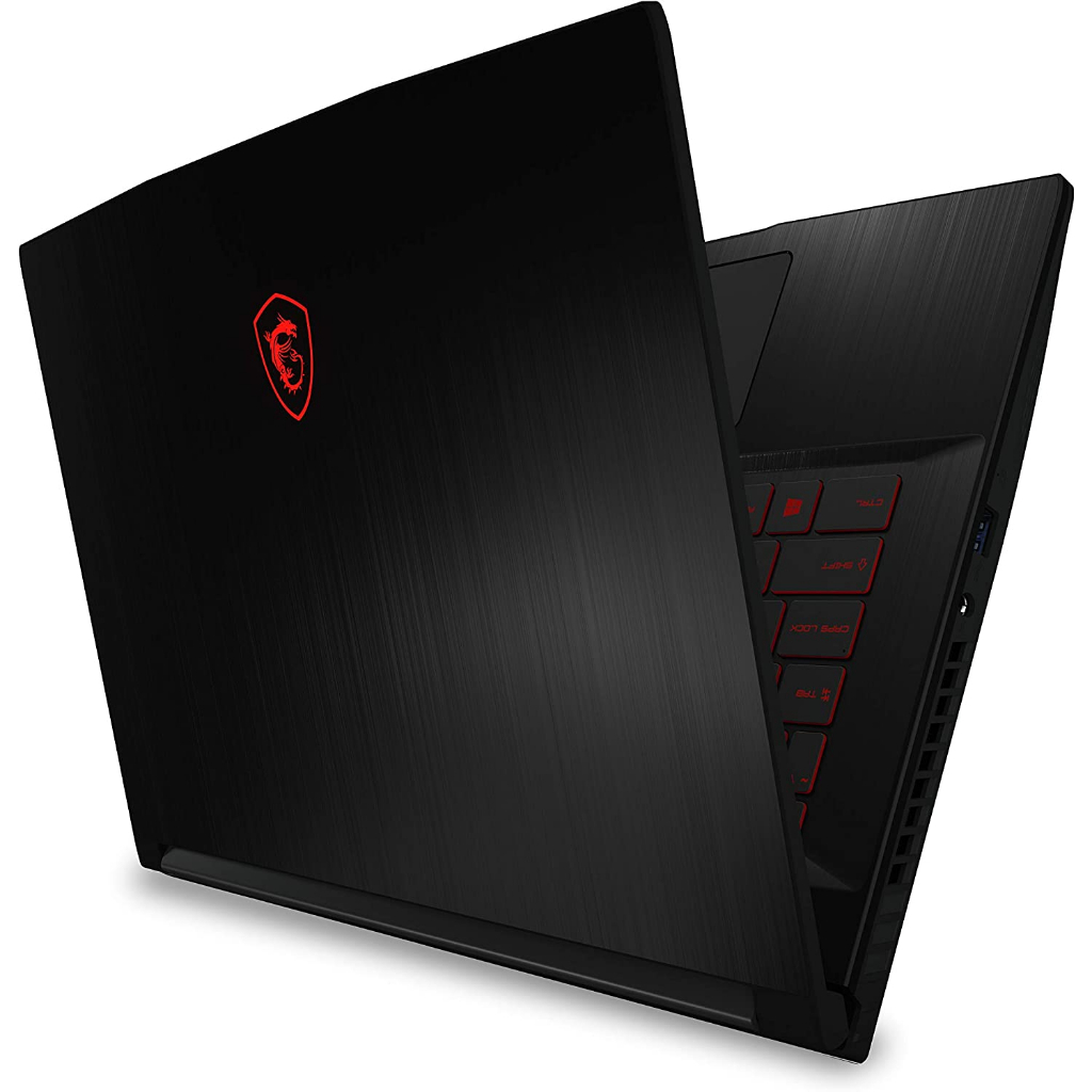 LAPTOP GAMING MSI GF63 THIN INTEL I5 11400H 64GB 1TB SSD GTX1650-4GB MAX-Q DESIGN 15.6&quot; FHD BACKLIT WIN11HOME BLACK