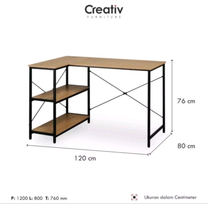 MEJA L MEJA KAKI BESI MEJA SIKU MEJA TULIS MEJA KANTOR MEJA KERJA CREATIV