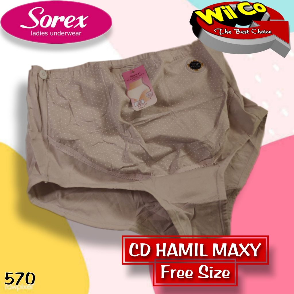 K570 - CELANA DALAM IBU HAMIL SOREX FREE SIZE HARGA PER 1 PCS