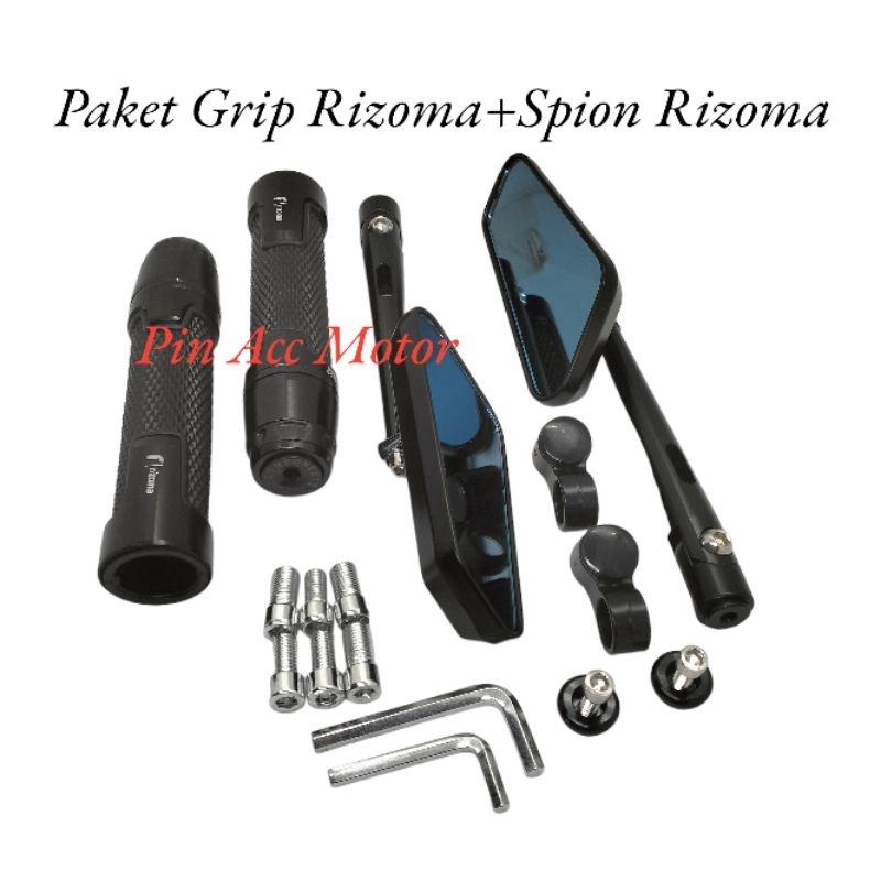 Paket Spion Rizoma Circuit 744+Hangrip Rizoma Jalu Cnc Nmax Old Nmax New pcx150 Pcx160 ADV 150 ADV 160  Vario150 Vario 160 Aerox Old Aerox New Dill Universal Motor