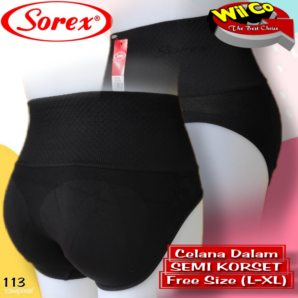 K113 - CELANA KORSET, CD KORSET SOREX FREE SIZE SETARA M - XL