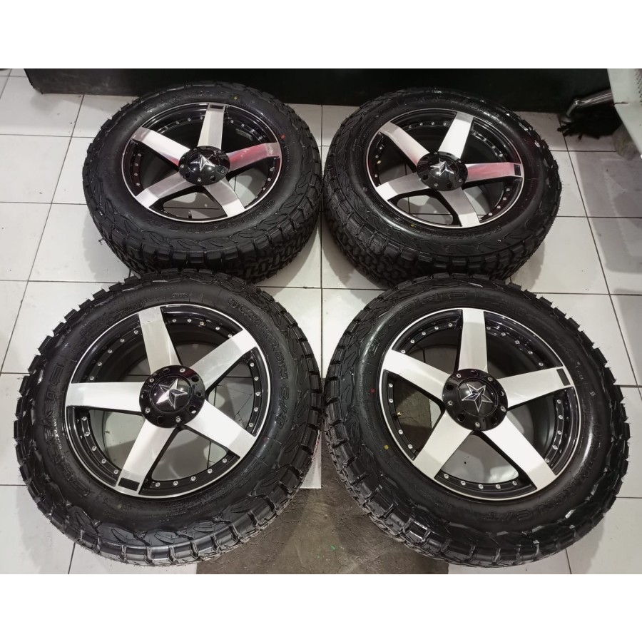Velg Mobil Racing Bekas RASTA R17 Lebar 7,5 Baut 5 ET35 BAN 225 65 R17