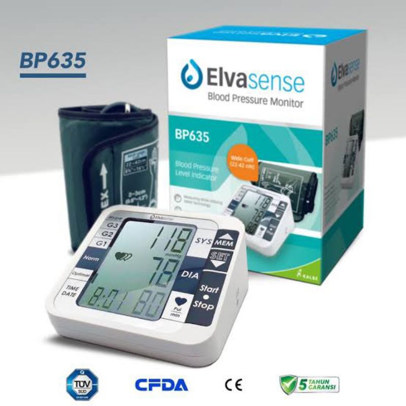 Tensimeter Digital Elvasense BP 635