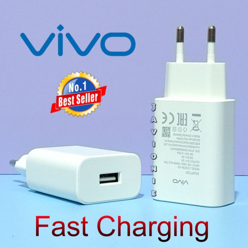 Charger Casan VIVO Micro USB Y01 Y02 Y02t Y11 Y12 Y12s Y15 Y15s Y17 Y19 Y20 Y20i Y20S G V9 V11 V11i V15 PRO 18W ORI Fast Charging