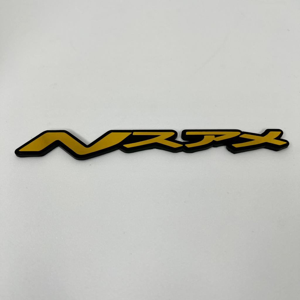Emblem Timbul Akrilik Nmax Dapet 2pcs Emblem Tebal 3mm Emblem Motor Acrylic
