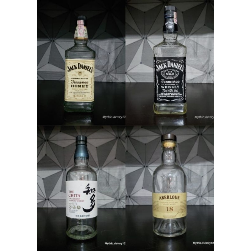Botol bekas miras - Jack Daniel