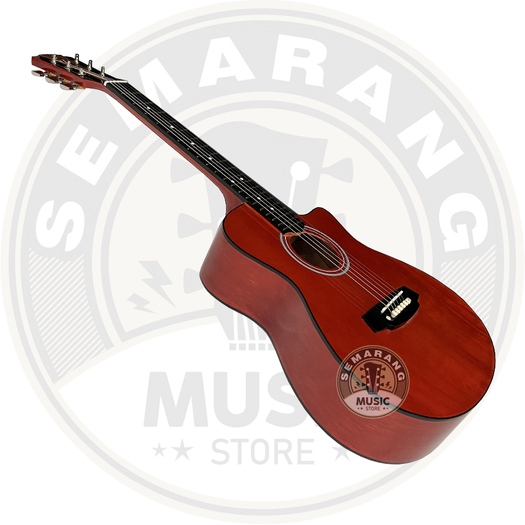 Gitar Akustik ¾  Cole Clark Custom Tanam Besi Gitar 3/4 Cole Clark Custom Termurah Paket Super Komplit