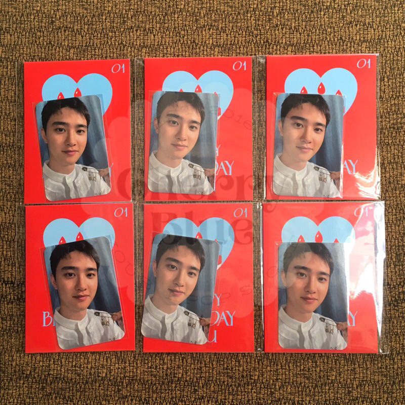 [READY STOCK] EXO D.O. Kyungsoo MD Artist Birthday Card 2023
