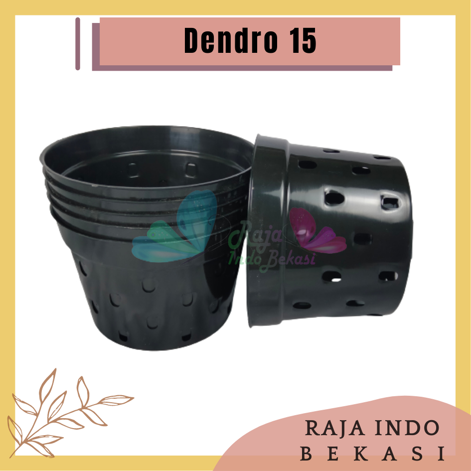 NKT Basic 15 Banyak Lubang Poros (15cm) Hitam Pot Bunga Basic Polos Banyak Pori Ukuran 15cm Cocok Untuk Aglonema