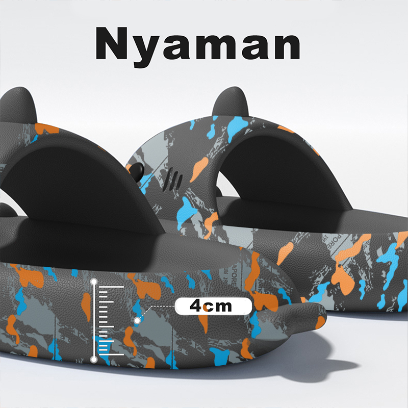 2023 KOMIN-Sandal Hiu Sendal Shark Dewasa Sandal Rumah Eva Lembut Ringan Nyaman Sandal Pasangan Korea Selatan Dalam Kamar Mandi SIZE 36-45