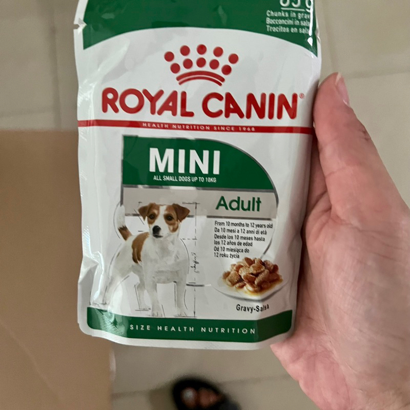 Royal Canin Mini Adult Pouch Wet Food 85gr / Makana Anjing Basah