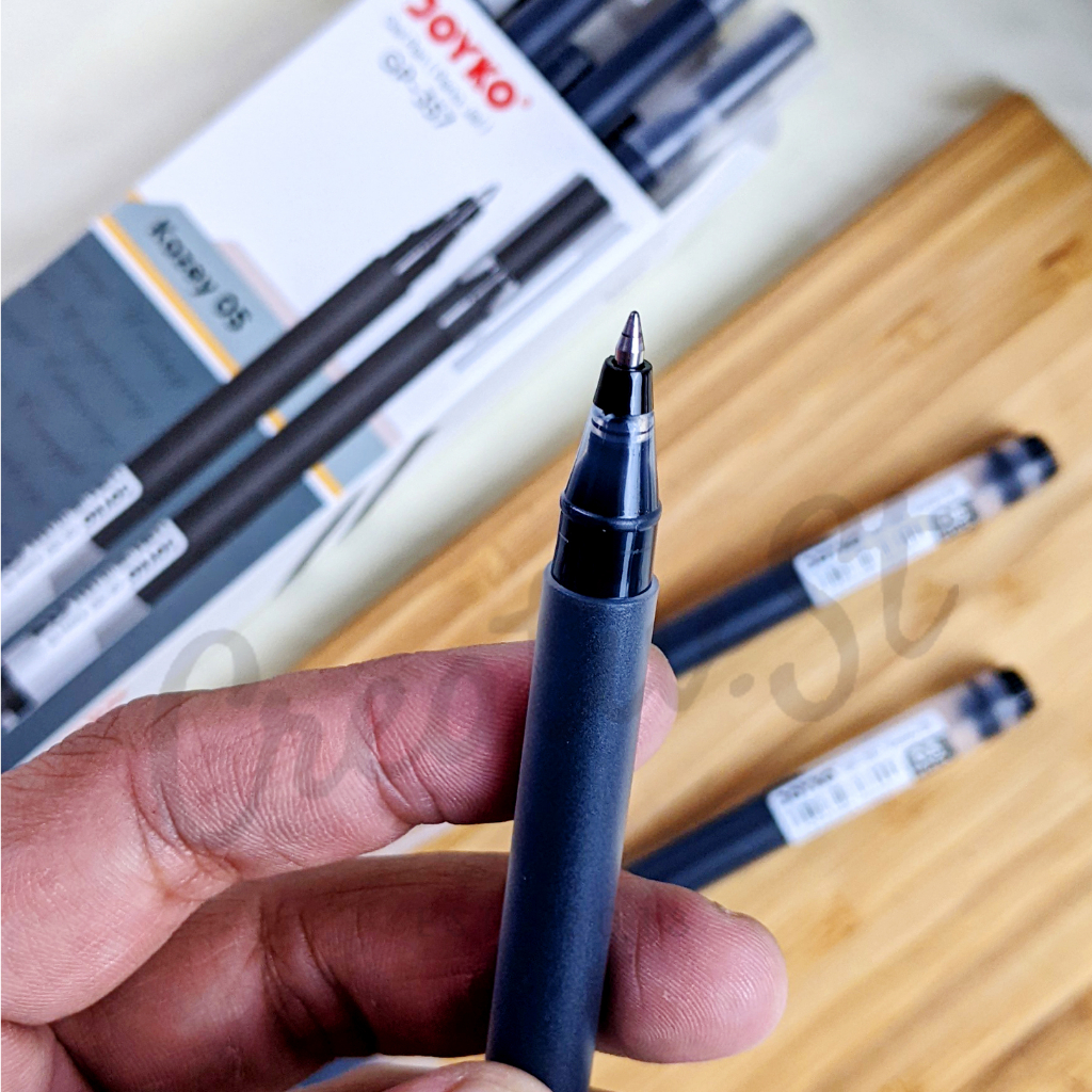 

JOYKO Gel Pen Pulpen Bolpen Pena Gp-357 Kazey Gel 0.5 Mm Gp-358