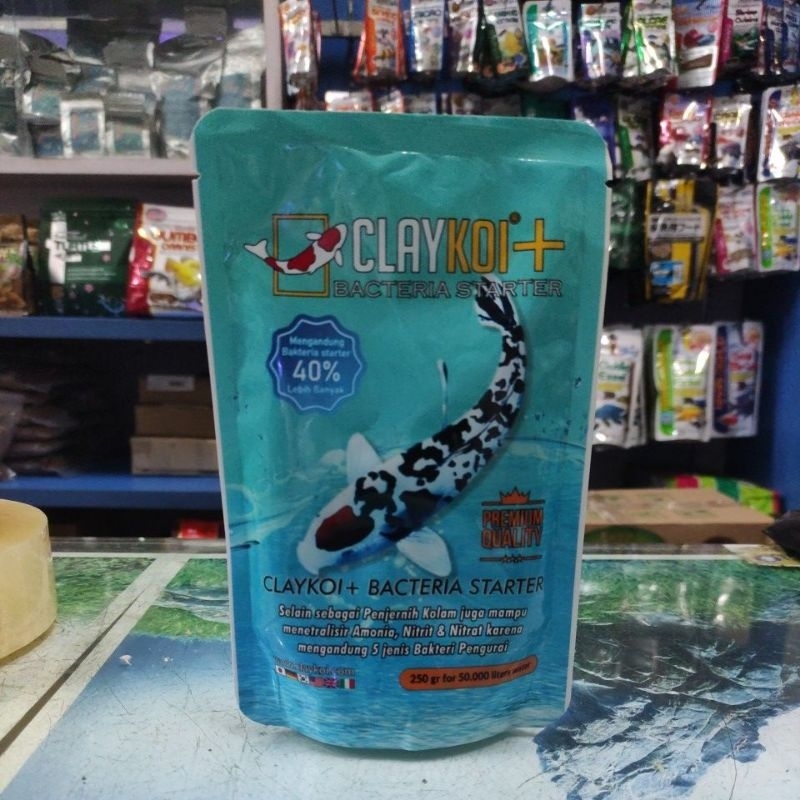 Claykoi Plus Bacteria Starter ClayKoi Tosca Bakteri Starter Kolam koi 250 gr