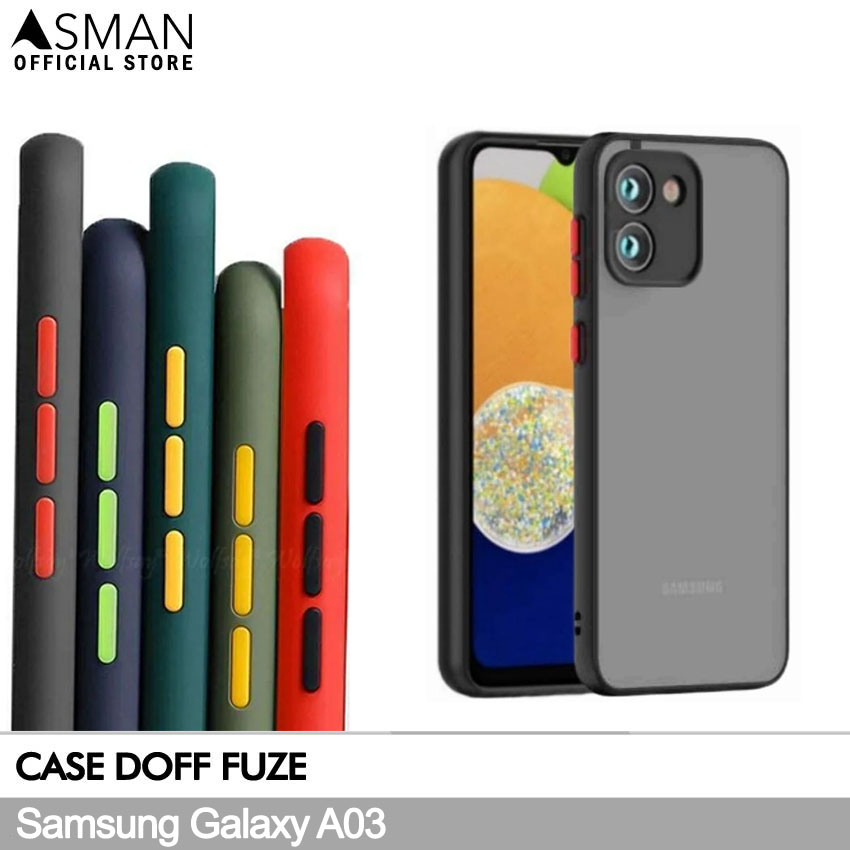 Asman Case Samsung Galaxy A03 Fuze Premium Shield Protector