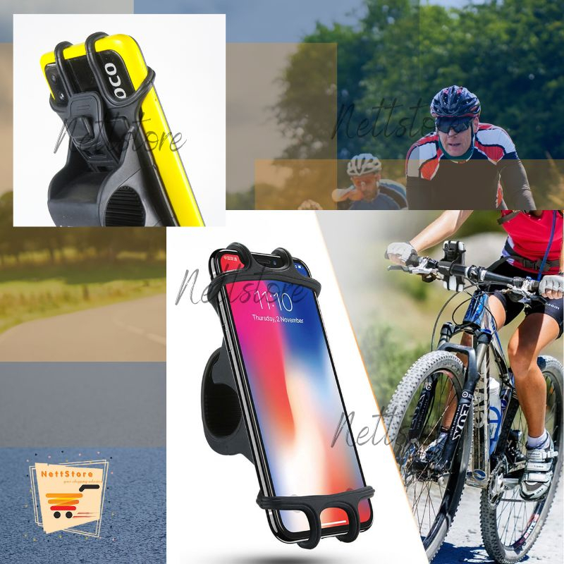 Holder Tempat Hp Phone Holder Di Sepeda Mtb Gunung Motor