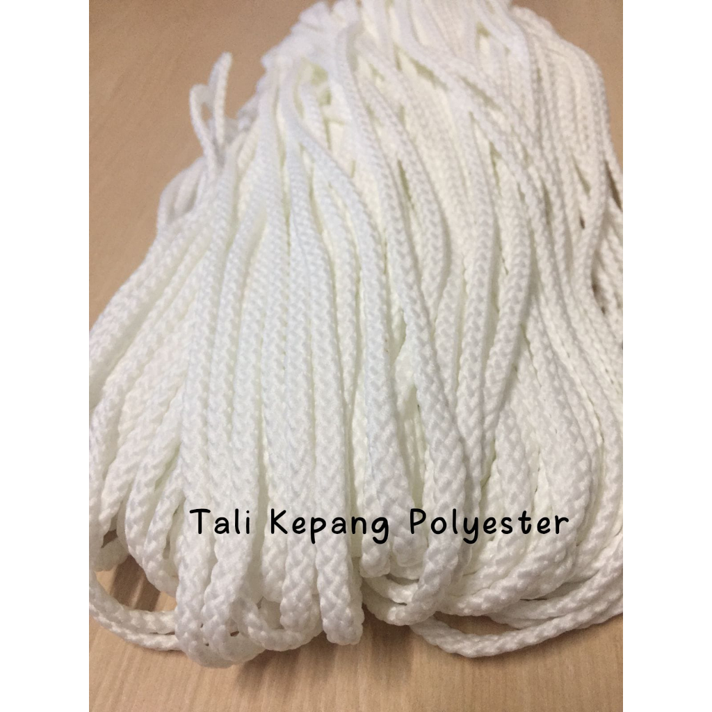 TALI KEPANG SUMBU 6MM PUTIH / TALI KEPANG / TALI SUMBU