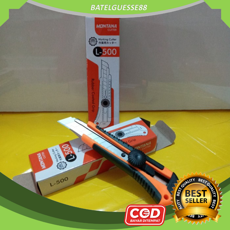 

(B88) PISAU CUTTER MONTANA L500 SANGAT AMAT TAJAM DAN PEGANGAN ENAK