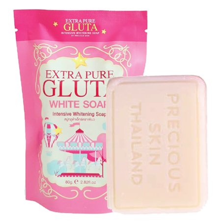 [COD] Precious Skin Thailand Extra Pure Gluta Whitening Body &amp; Face Soap Sabun Pemutih - 80g