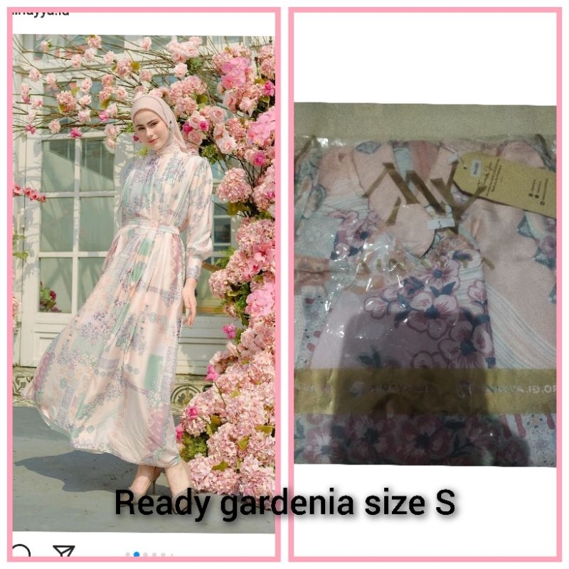 Bon Voyage Dress Ainayya.id size S warna gardenia READY