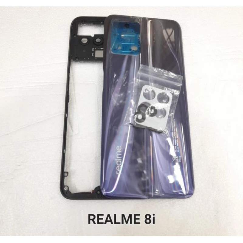 casing backdoor plus tutup mesin realme 8i