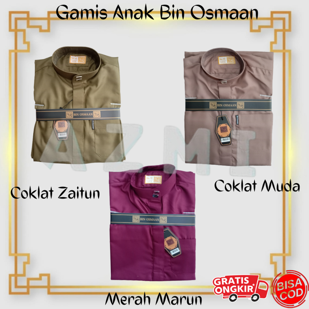 Jubah Anak Gamis Anak Jubah Bin Osmaan Motif Polos Jubah Muslim Bin Usman Anak Jubba Saudi