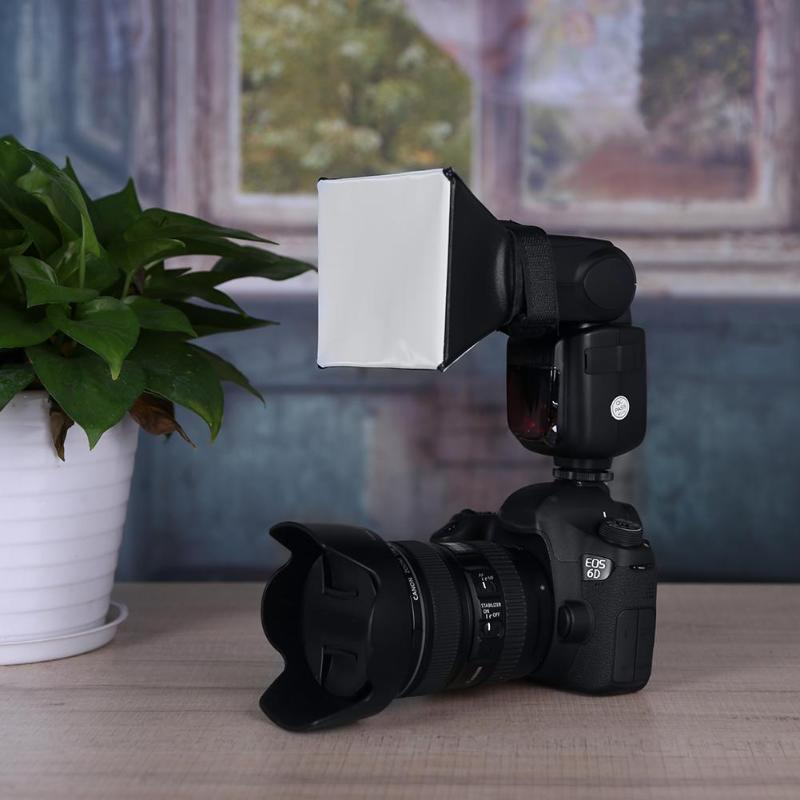 Soft Box Softbox Mini Flash Diffuser Flash External 13cm X 10cm Canon Nikon