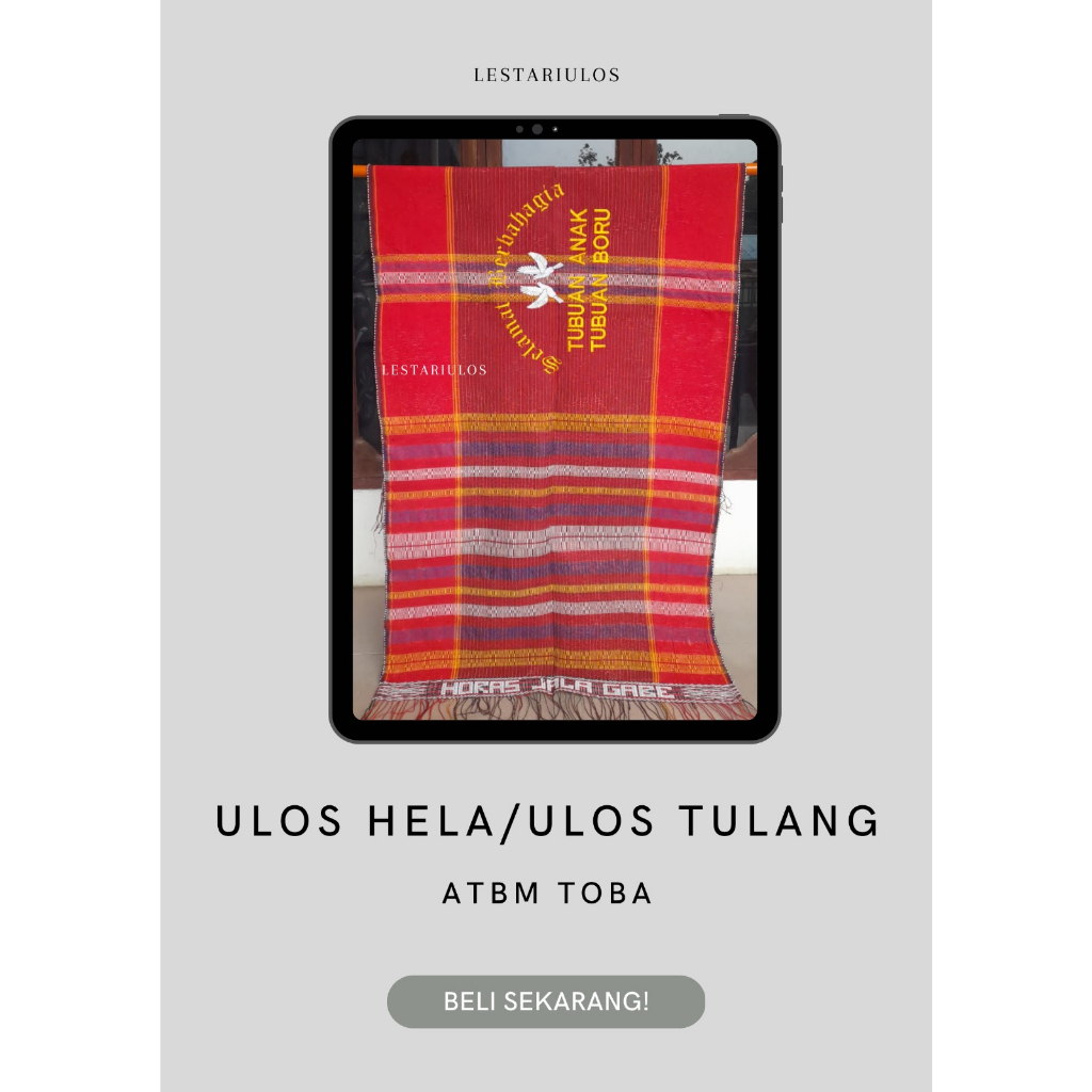 Ulos Hela/Ulos Tulang manogu ATBM Toba