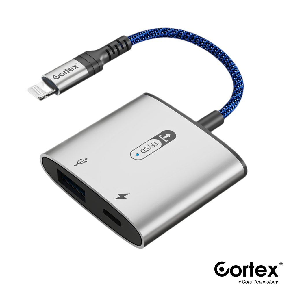 Cortex MH356 OTG Lightning to USB 3.0 With Charging Camera Flashdisk 2in1 Adapter iPhone iPad