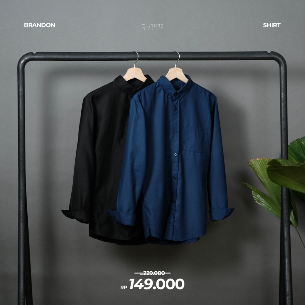 CULTURE BASIC | KEMEJA BRANDON PRIA SEMUA VARIAN