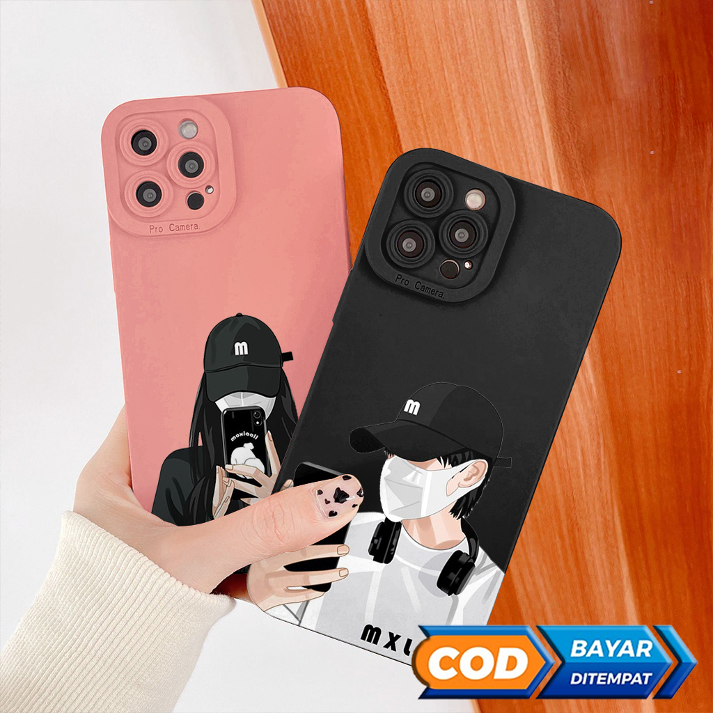 Benua Case - Softcase Pro Camera Couple  Realme C35 C11 2021 C25S C20 8i Narzo 50i C11 C21Y 9 Pro Na