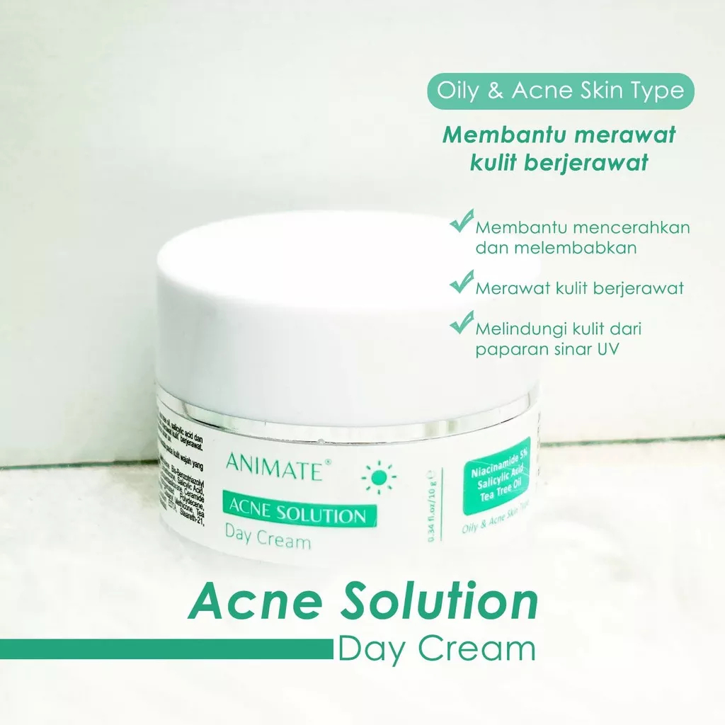 ❤ MEMEY ❤ ANIMATE Acne Solutions Series | Ecer | Day Night Toner Facial Wash