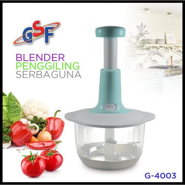 Food Chopper GSF 4003 / pencincang bumbu bawang / blender manual / penggiling bumbu / mixer / tanpa 