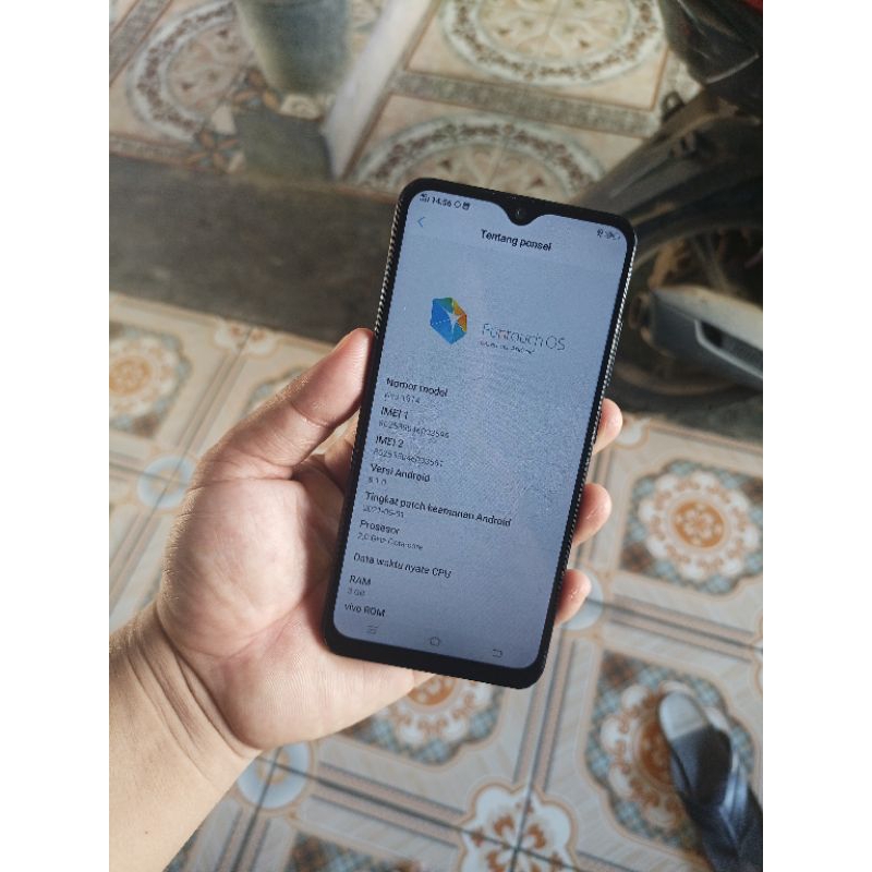 hp second siap pake Vivo Y93 ram 3/32