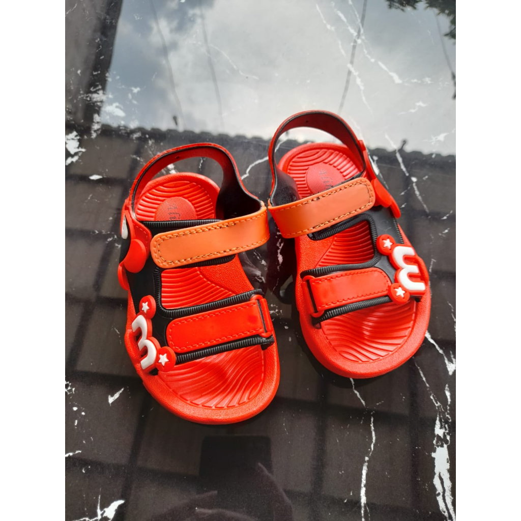 Sandal anak gunung karet Sandal Slip On strap Phylon Karakter - Size 24-29