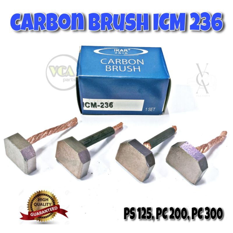 CARBON BRUSH/COOL STARTER PS 125/PC 200/PC 300 ICM 236