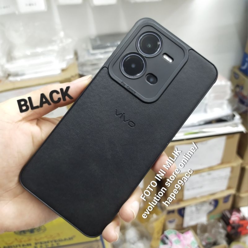 VIVO V25E V25 5G soft case leather kulit cover slim