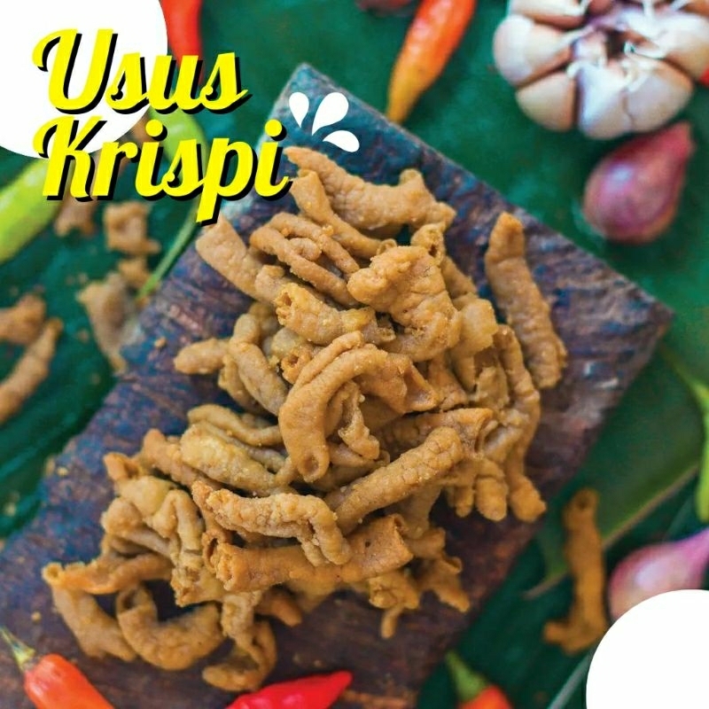 

USUS KRISPI GURIH ENAK - USUS AYAM CRISPY - KERIPIK USUS ENAK
