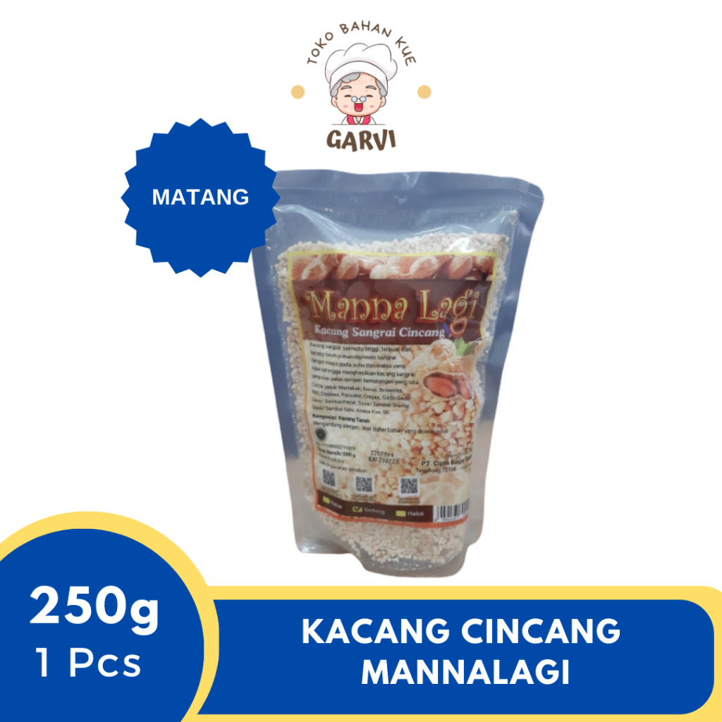 

MANNALAGI Kacang Cincang 250 Gram