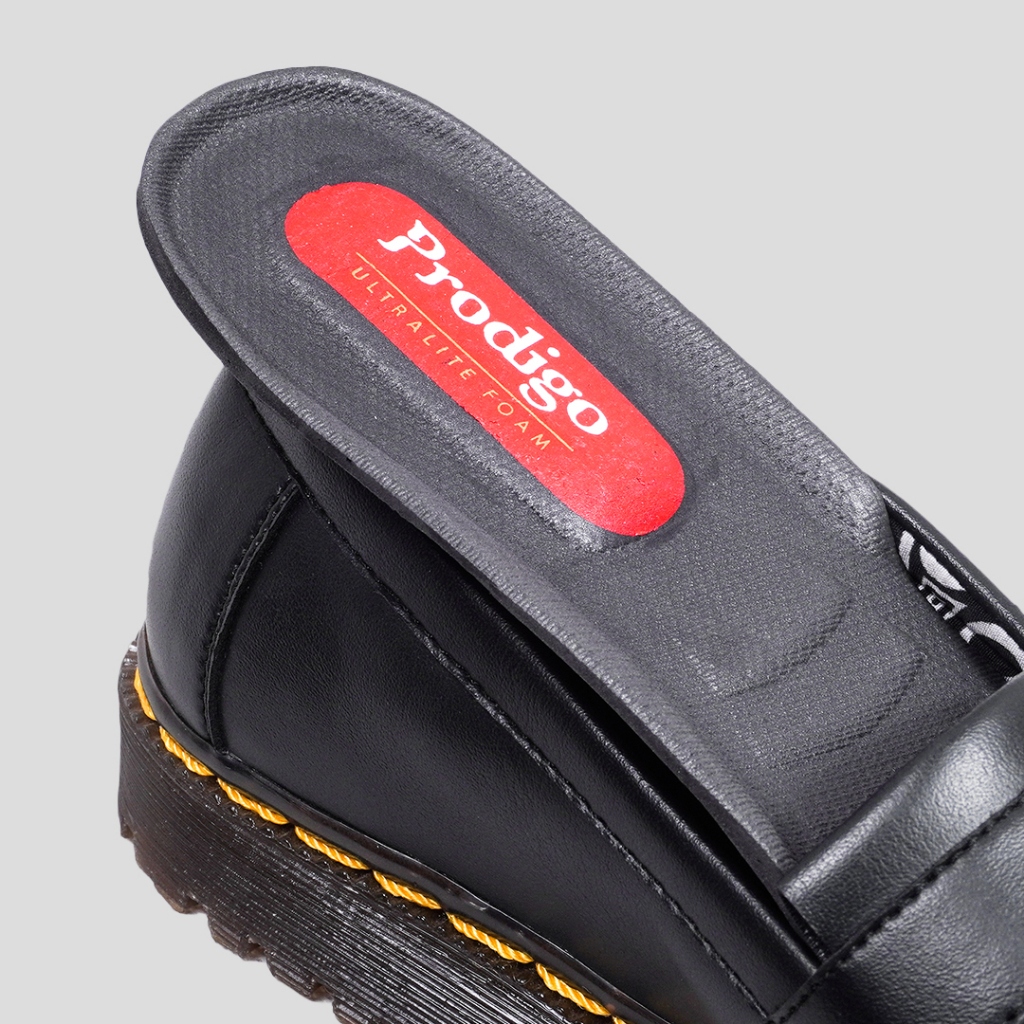 Prodigo* Insole sepatu Sneakers Casual Formal Sport Sekolah Pria Wanita | Alas sepatu Unisex-CEWE HITAM 36-40