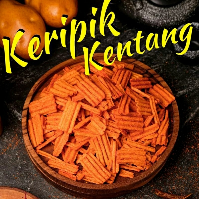 

KERIPIK KENTANG KEMASAN RENYAH - CHIKI KENTANG