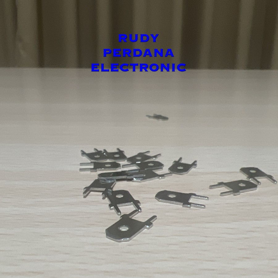 TERMINAL PIN SKUN SEKUN KABEL GEPENG 6.3 MALE COWOK DJ6110-6.3x0.8 PCB