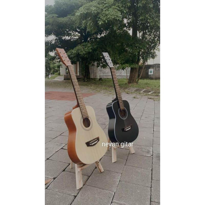 GITAR AKUSTIK 3/4 PEMULA TERMURAH (FREE PACKING KAYU)