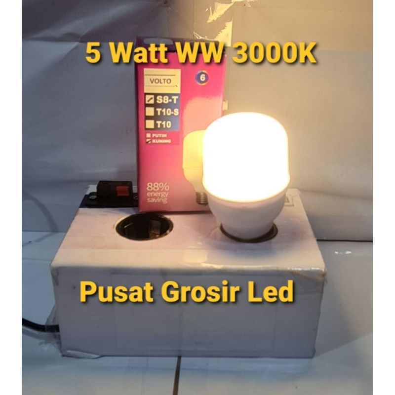 Lampu Led Murah 5w 5 watt Kapsul Cahaya Super Terang